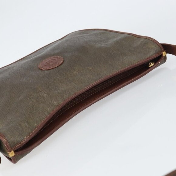 Authentic GUCCI Shoulder Bag Canvas Brown Gold 001 23 1036 - Picture 13 of 16